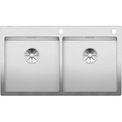 Zlewozmywak Blanco CLARON 400/400-IF/A stal Durinox z korkiem aut. z InFino Push Control 525 018